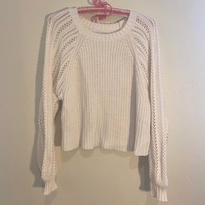 AE Super Soft White Sweater American Eagle Medium Cozy Top